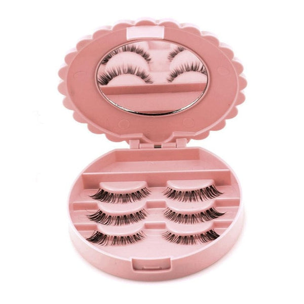 10*3CM Pink Bow False Eyelash Storage Box Girl