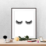 Eyelashes Fashion Print Wall Art Decor , Modern