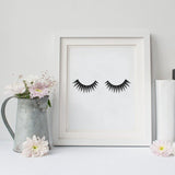 Eyelashes Fashion Print Wall Art Decor , Modern