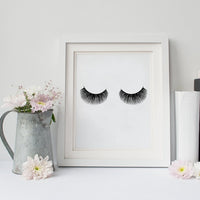 Eyelashes Fashion Print Wall Art Decor , Modern